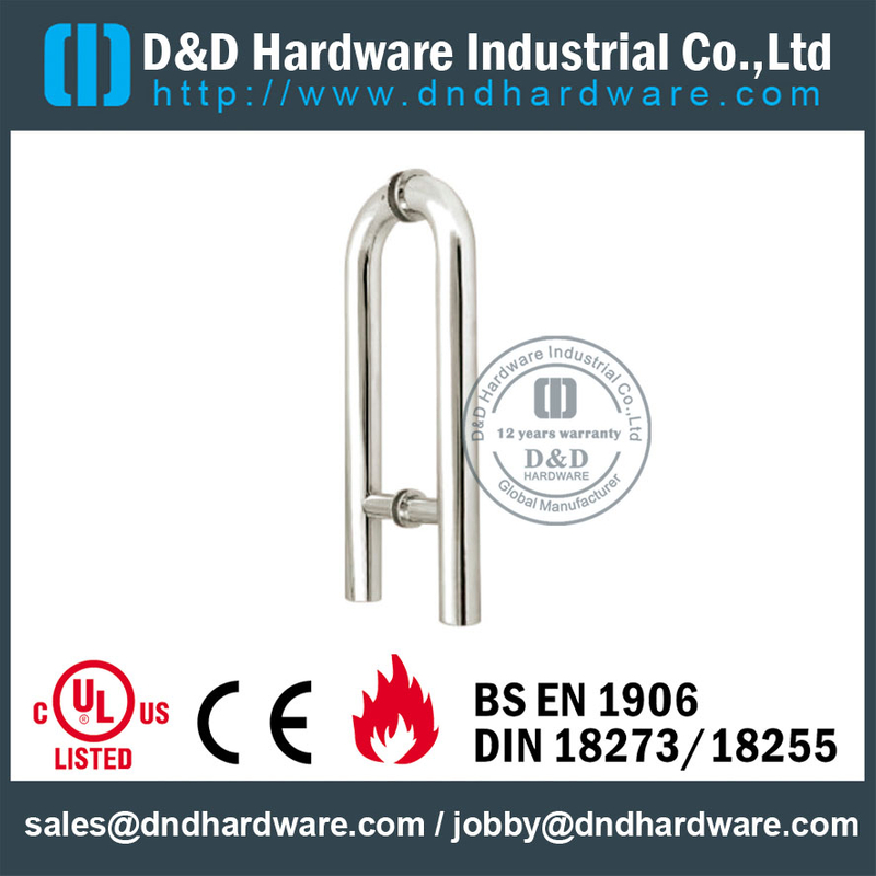 Grade 316 Pull Handle untuk Pintu Kaca Depan dengan Cermin Finish -DDPH010