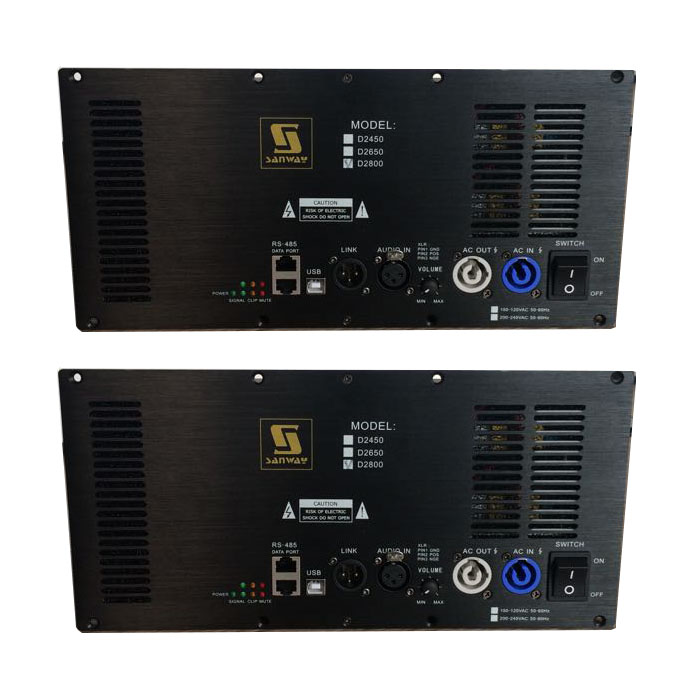D2650 2CH Modul Amplifier Kelas D untuk Speaker Aktif 700W