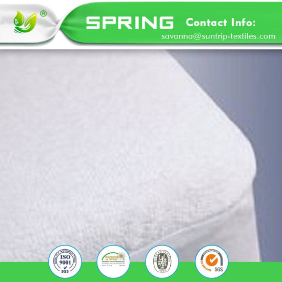 Queen Size 5 Sided Bamboo Mattress Cover Protector Waterproof Anti Dust Allergens