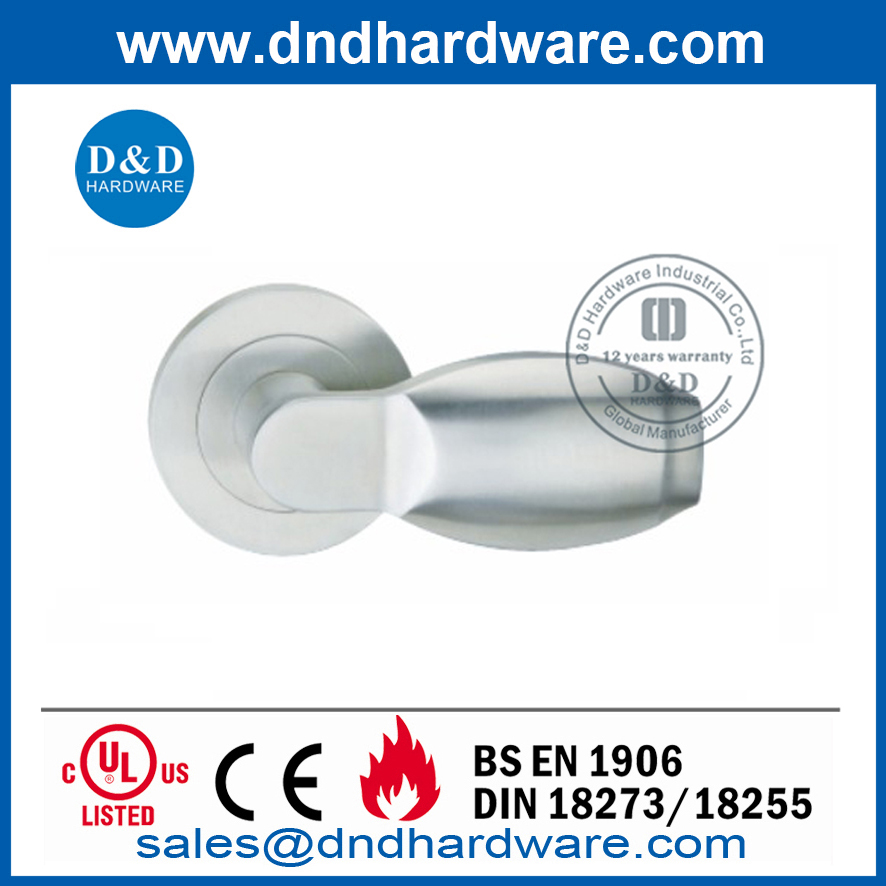 Handle Pintu Dekoratif Tuas Oval Stainless Steel Kecil-DDSH031