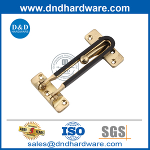 Cerradura de protección de puerta de seguridad de aleación de zinc dorado para puerta interior-DDDG008