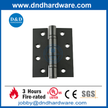 SS304 4x3x3.0mm Dobradiça de porta de acabamento preto com classificação de fogo para porta de metal -DDSS001
