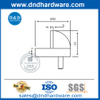 Batente de porta forte contemporâneo em liga de zinco para porta de madeira-DDDS002