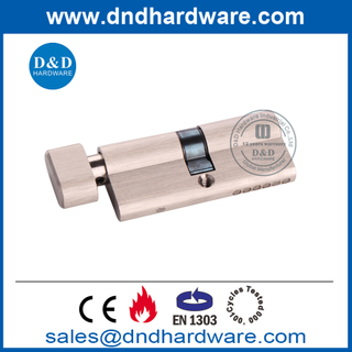 BS EN1303 实心黄铜 Thumbturn Cylinder with Key-DDLC004
