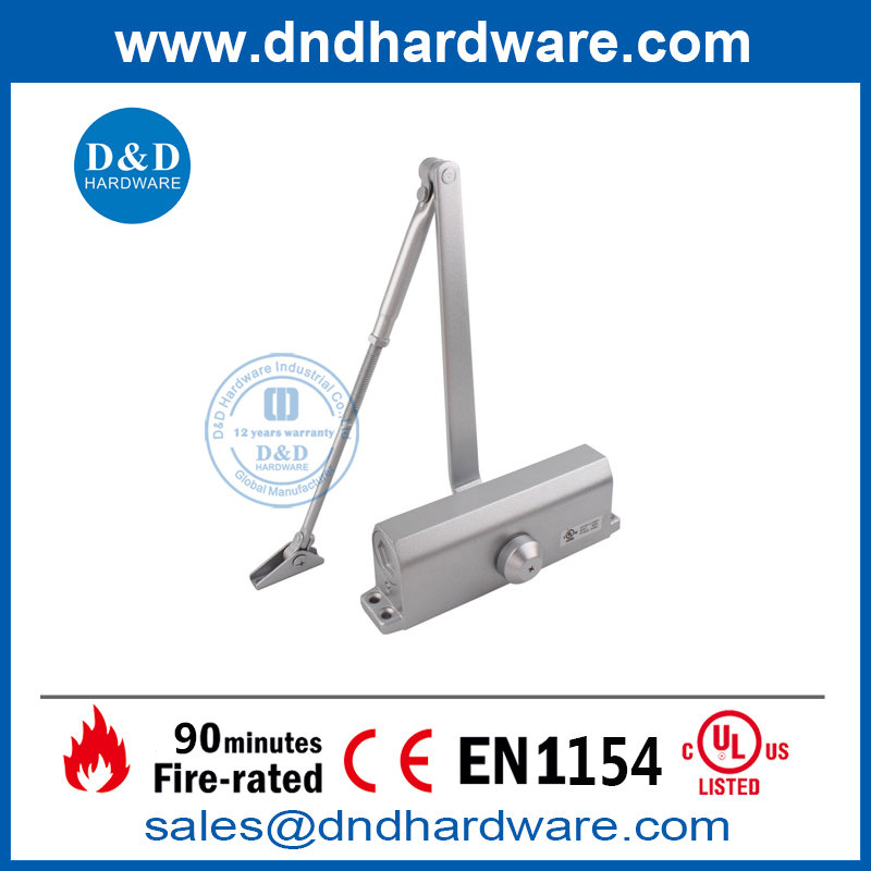 UL认证铝制自动调节重型防火门闭门器-DDDC018