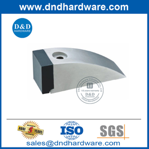 Aleación de zinc Tipo de montaje en piso Goma Mejor tope para puerta interior-DDDS013
