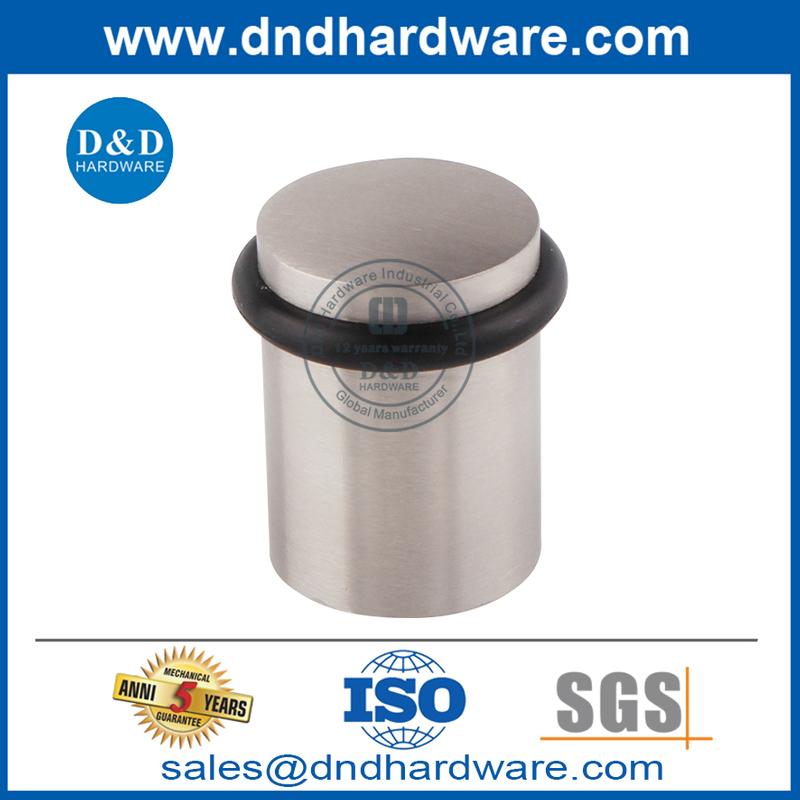 Hardware de batente de porta de borracha de aço inoxidável de metal pesado-DDDS011