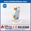 SS316 CE Dipoles Kuningan Dipoles selesai Mortise Fire Rated Door Lock untuk Building Door-DDML009