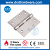 Dobradiça de porta de encaixe de prata 316 de aço inoxidável listada pela UL- DDSS002-FR-4.5X4.5X3