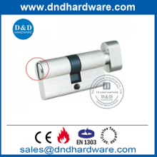 Cilindro de fechadura de porta de banheiro de latão euro com polegar -DDLC007