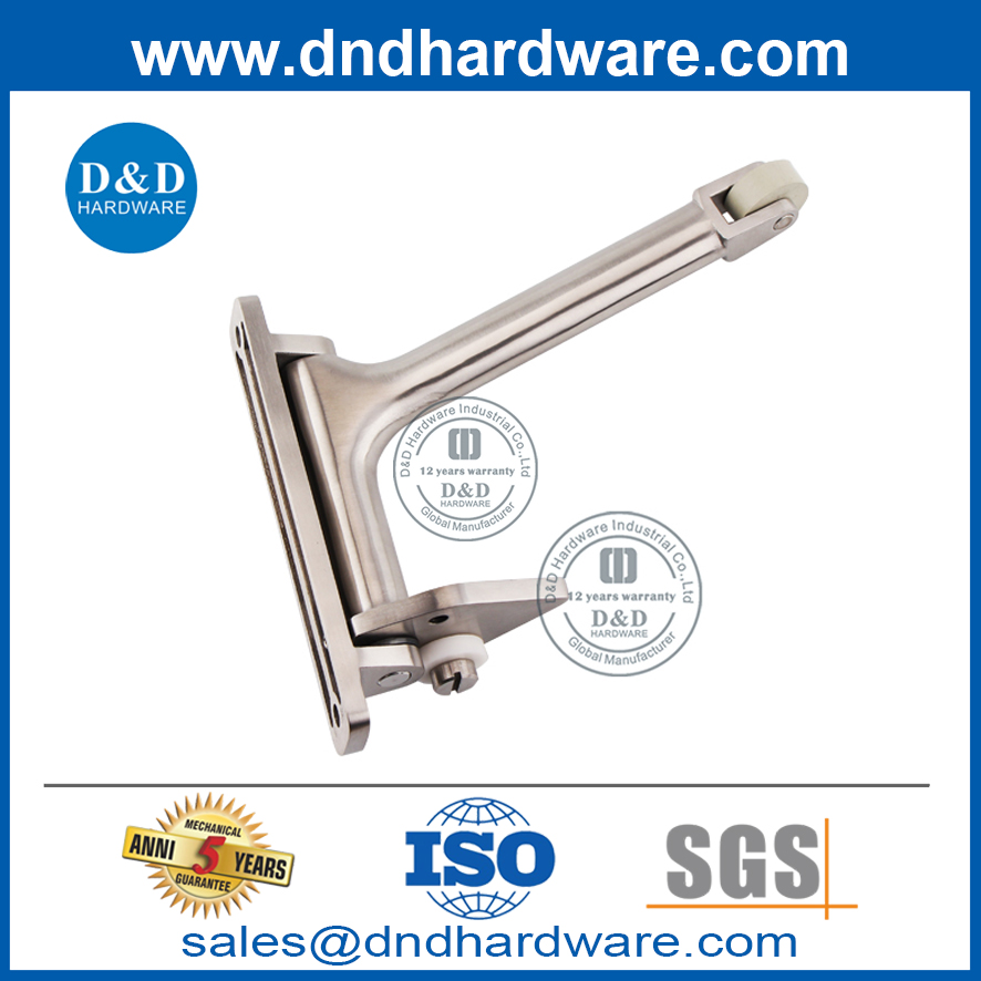 Seletor de porta de metal oco para serviço pesado de 7 polegadas de aço inoxidável-DDDR001