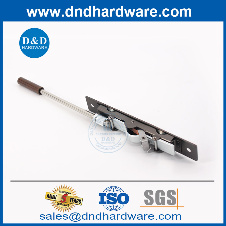Copper โบราณที่ซ่อนอยู่ก้าน SS Flush Door Bolt-DDDB011