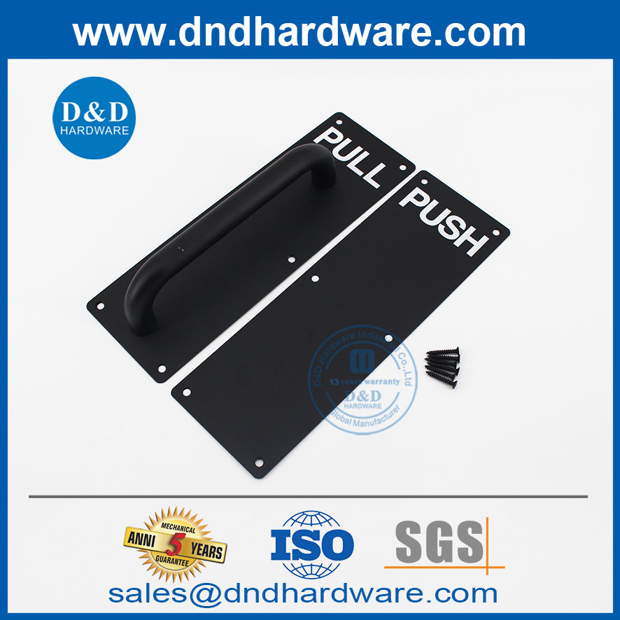 ความยาว 400 มม. SS304 ที่จับแผ่นรองหลังสำหรับประตูด้านนอก DDPH024