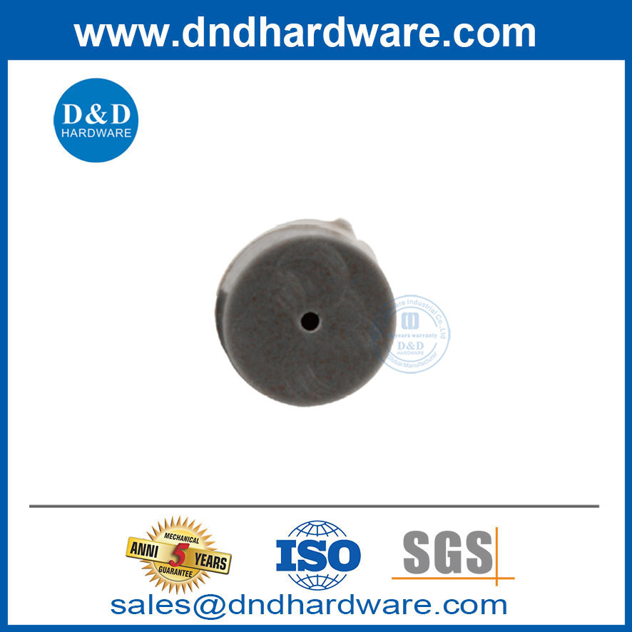 ฮาร์ดแวร์ acccessories สีเทาประตูยางเครื่องเงียบสำหรับเฟรมโลหะกลวง DDRS001