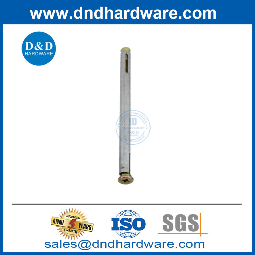 วัสดุเหล็กสลักเกลียว Galvanzing Finish Wall Wall Anchors-DDDA003