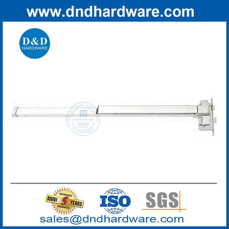 CE弯腰锁出口硬件不锈钢恐慌杆，用于双门DDPD038