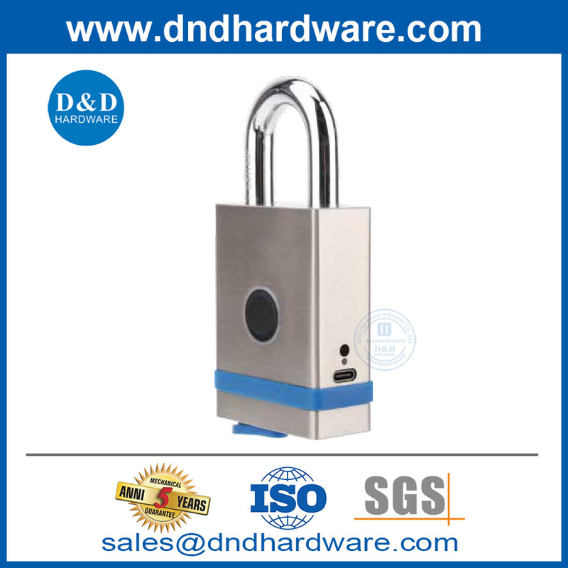 防水指纹挂锁与应用程序重型防锈挂锁智能挂锁ddpl010