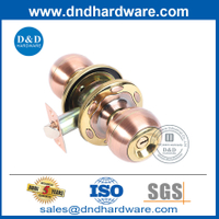 Alloy Alloy Copper Antique and Polish Door Knob Lockset สำหรับ Inside Door-DDLK054