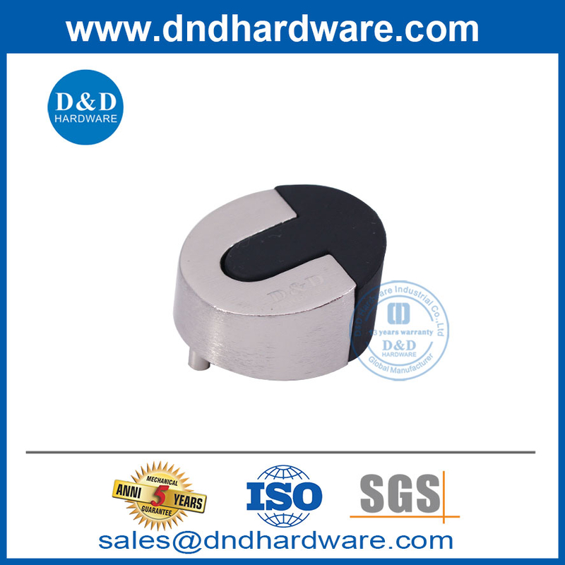 ความปลอดภัยด้านนอกประตูหยุดในโลหะผสมซาตินนิกเกิลเสร็จสิ้น DDDS006