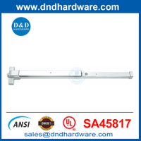 อุปกรณ์ทางออกของเหล็กกล้า ul ansi panic พร้อมฟังก์ชั่นสัญญาณเตือนไฟฟ้า DDPD029