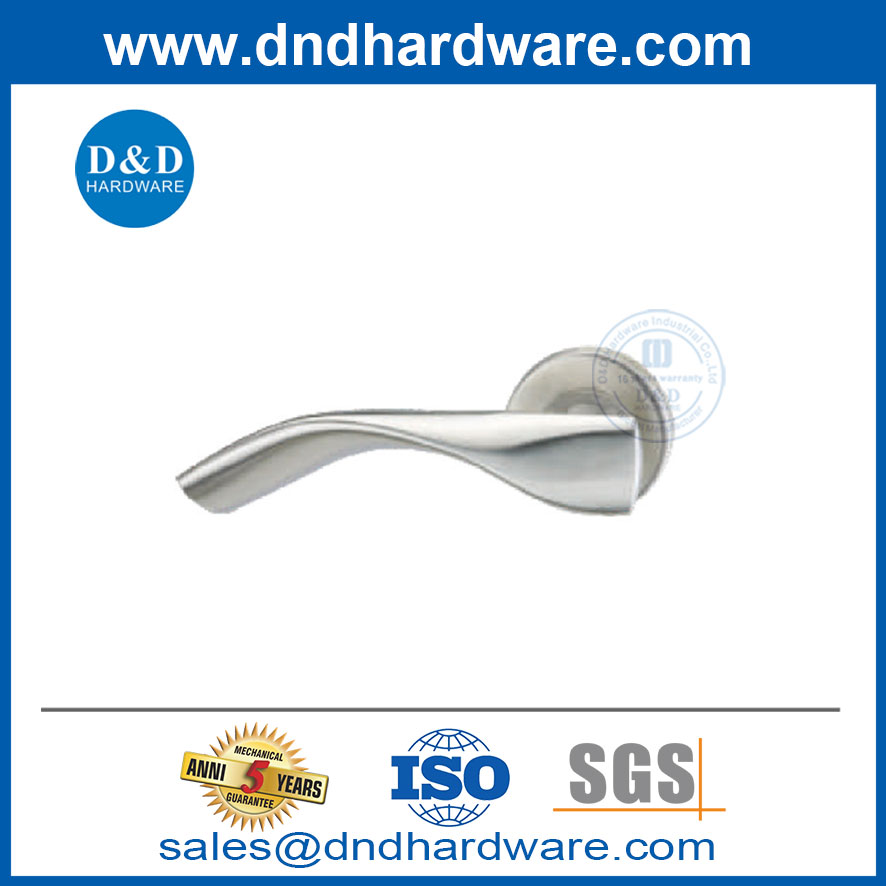Manuse da porta industrial Aço inoxidável Mandilhas de portas de alavanca sólida DDSH049