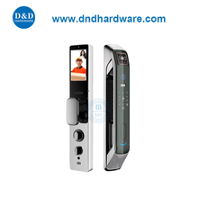 แอพการจดจำใบหน้าระยะไกลการควบคุมไบโอเมตริกซ์รหัสผ่าน Smart Door Lock-Ddel008