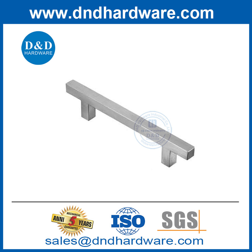 T Bar Cabinet สแตนเลสดึงเฟอร์นิเจอร์ห้องครัวลิ้นชักมือจับ DDFH019