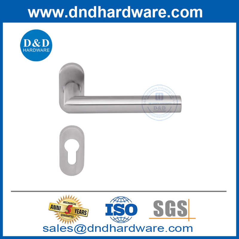 สแตนเลสสตีลแคบที่จับห้องนอนมือจับ DDNH003