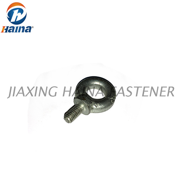 Perno de argolla de hombro forjado DIN580 galvanizado de acero al carbono de grado 4,8 