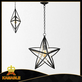  Энергосберегающий современный декоративный стальной подвесной светильник в форме звезды (KA-AB006)
