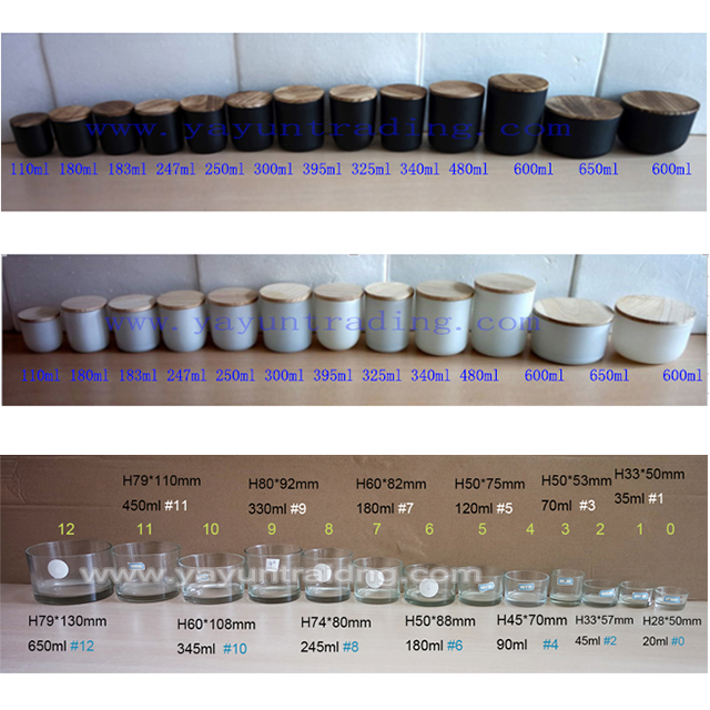 flat bottom and curved bottom glass candle jar-1