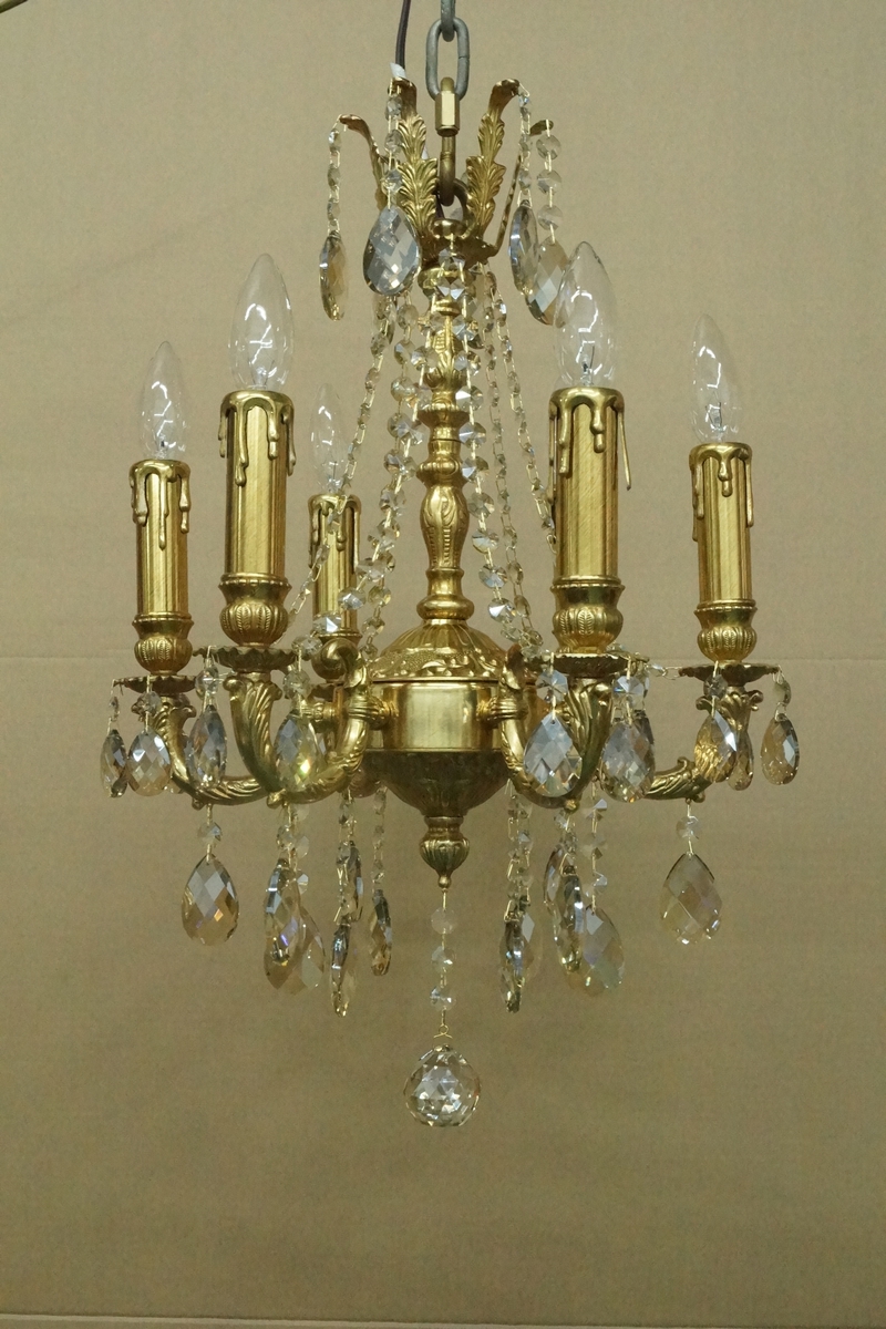 Подвесной светильник из латуни в изящном стиле (FD-0698-6)
