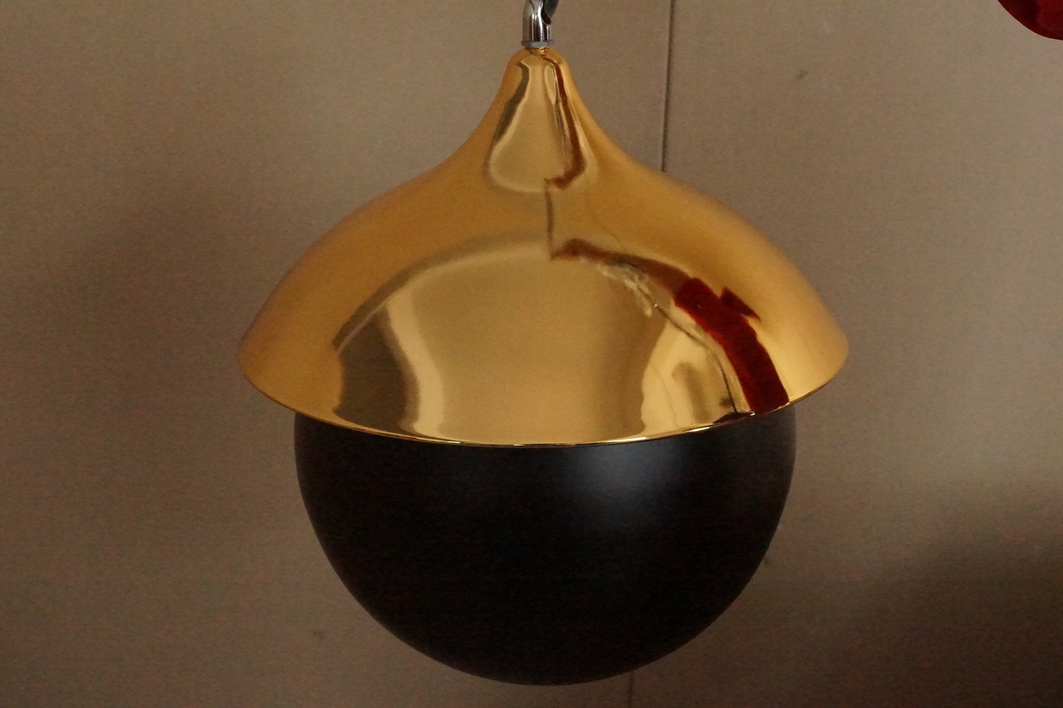 Современная столовая железный золотой черный подвесной светильник (KA9147P/G+B)