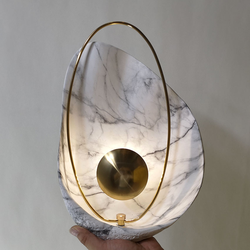 Современная внутренняя жемчужина украшает смолу светодиодный настенный светильник (KAW8282)