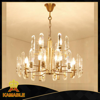 Роскошный декоративный хрустальный подвесной светильник (KAP17-021)