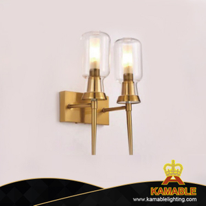 Настенный светильник с декоративным стеклянным абажуром для гостевой комнаты (KA9970W2)
