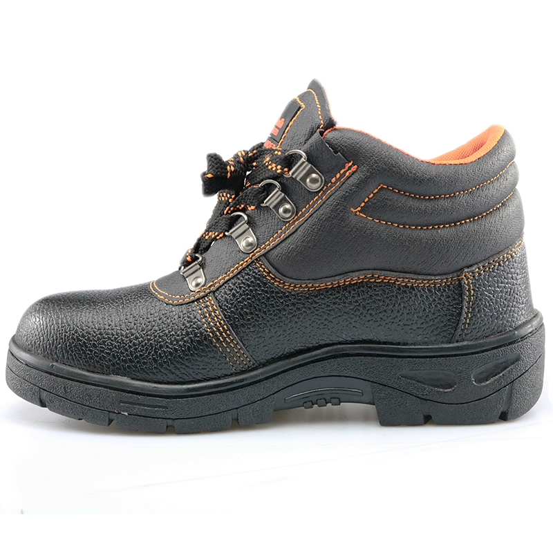 RB1020 pu upper rubber sole cheap construction work shoe for men