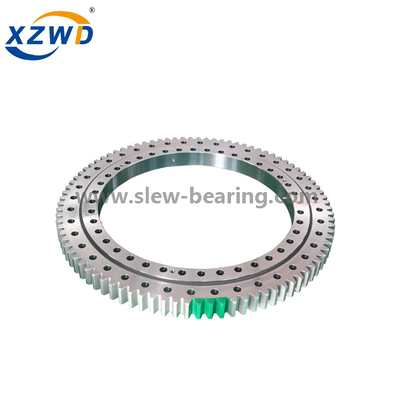 Cojinete de giro Xuzhou Wanda Área de aplicación amplia Cojinete de anillo de giro de rodillos cruzados de una hilera Engranaje externo 