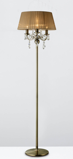 Свет пола металла бронзы декора лоббиа гостиницы кристаллический (6068-3F)