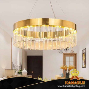 Столовая декоративная стеклянная подвесная лампа из железа (KPL1820)