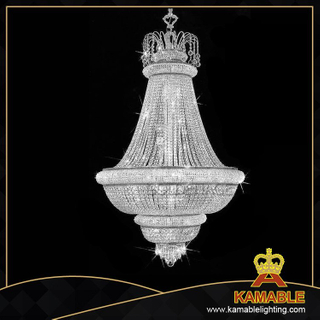 Освещение хрустальной люстры гостиничного проекта на заказ (золото KA6309)