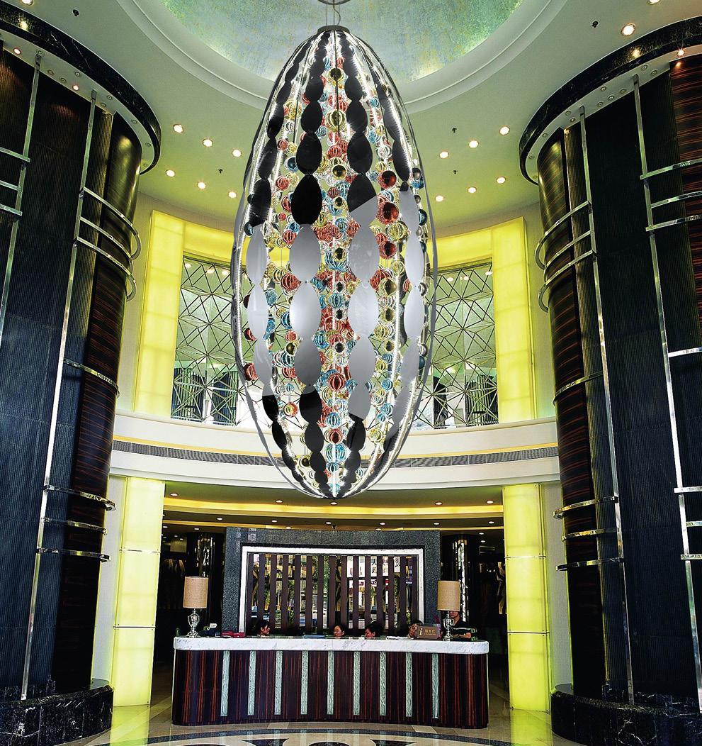 Простая конструкция отеля Project Ball LED Decor Подвесное освещение (KAMD1300A-6)
