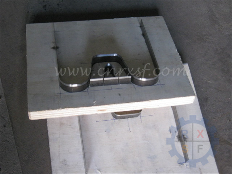 Custom plastic T-shirt bag cutting blade