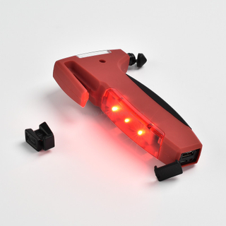 Multi-function Emergency Hammer with LED Flashlight with 2000mah power bank