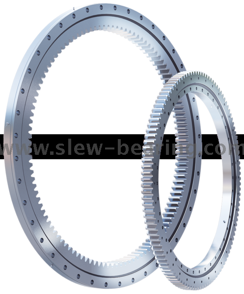 Rodamientos de anillo giratorio de bolas de contacto de cuatro puntos de una sola fila de marca XZWD para aplicación de máquina