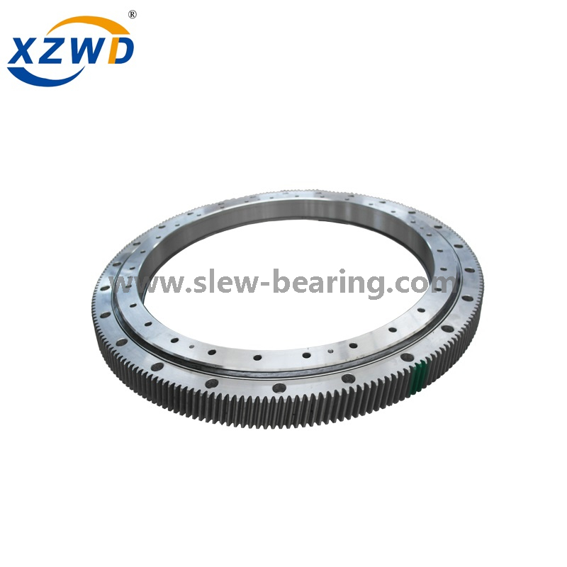Cojinete del anillo de giro de la placa giratoria de diámetro pequeño de alta calidad con engranaje externo para maquinaria giratoria