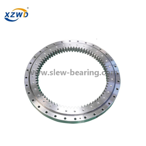 Engrenagem externa de mesa giratória de alta precisão e diâmetro grande rolamento de anel giratório extra leve