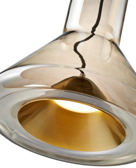 Современное столовое декоративное стеклянное светодиодное подвесное освещение (MD10605-1-300)