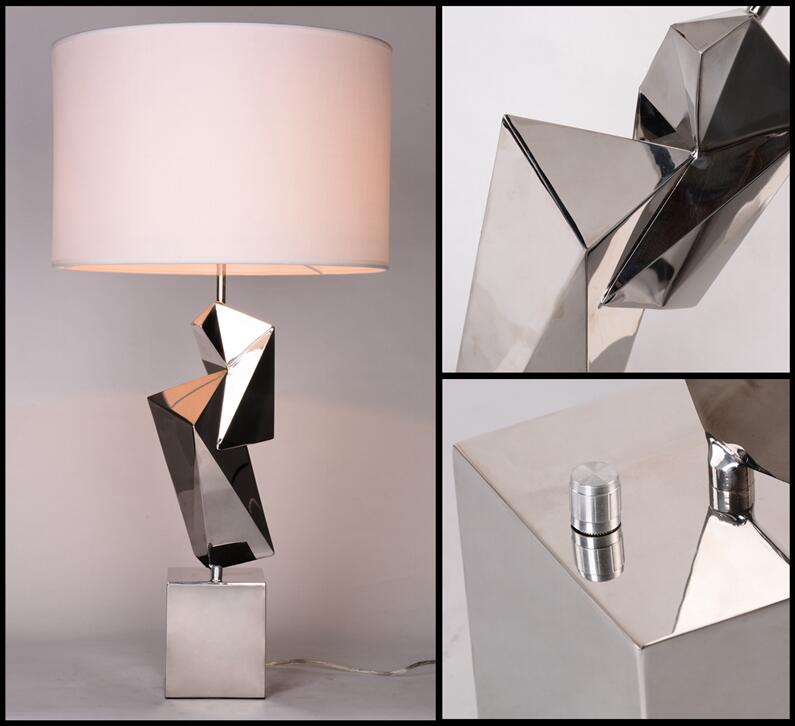 Настольная лампа из нержавеющей стали с художественным оформлением в отеле (TL3106-GD)