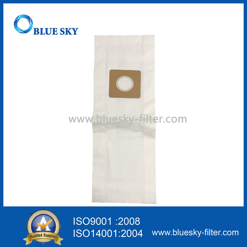 Bolsas de polvo de papel blanco de tablero de tarjeta personalizadas al por mayor para filtro de aspiradora de hogar y oficina